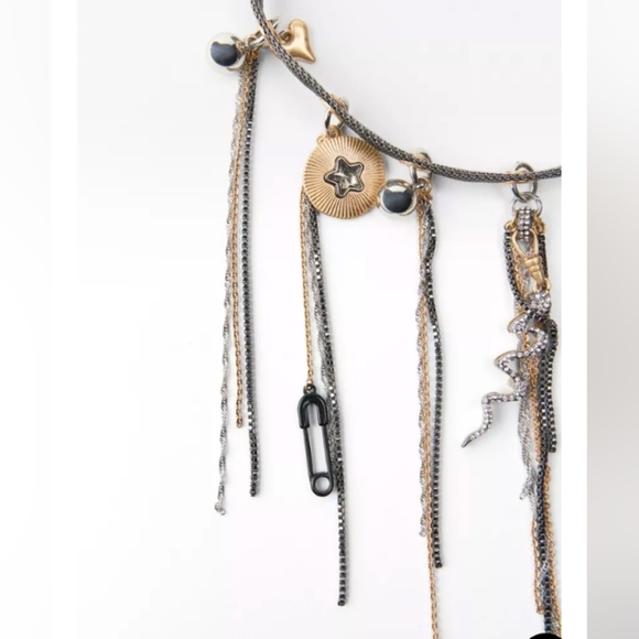 Zara Charm Choker Necklace - Picture 4 of 5